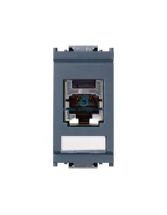 Vimar 16364.2 Panduit, prise RJ45 à 5 broches, grise, série Idea